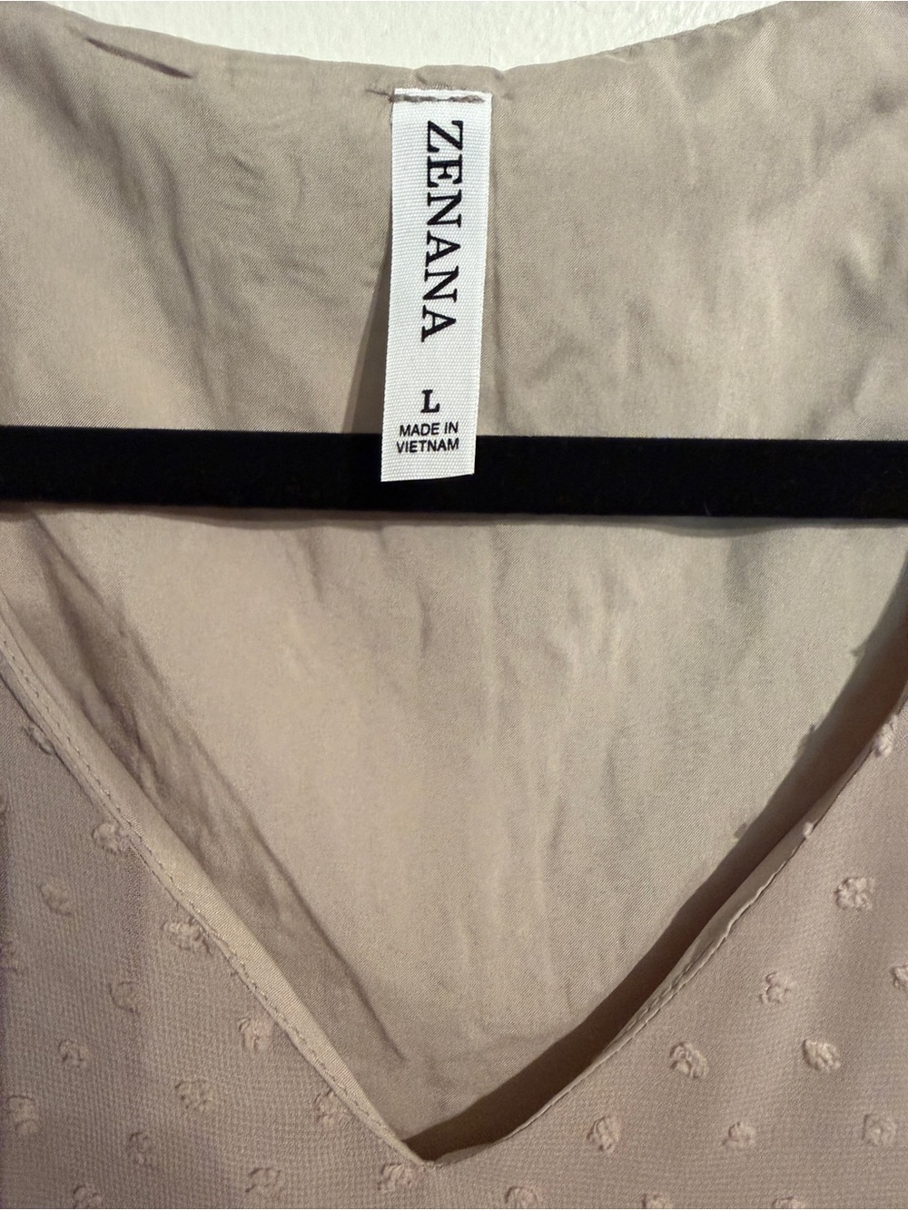 Brand New Zenana Neutral Textured Babydoll Dress - Picture 4 of 8
